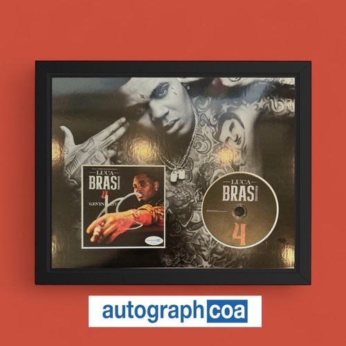Kevin Gates Signed "Luca Brasi" CD Insert 14x11 Framed - ACOA