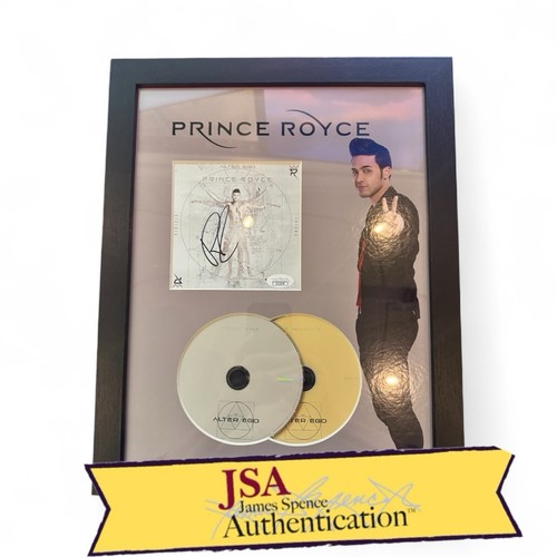 Prince Royce Signed CD Insert "Alter Ego" Framed 11x14 - JSA
