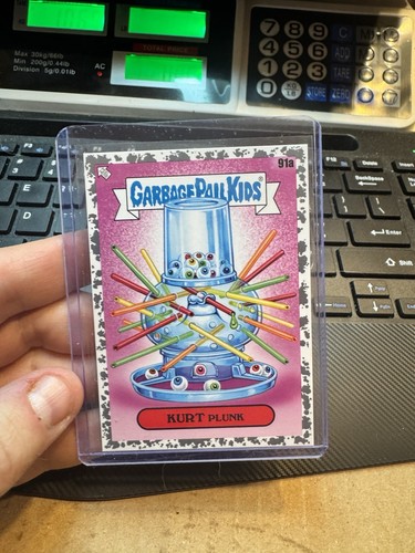 2024 GPK GARBAGE PAIL KIDS AT PLAY GREY PARALLEL CARD 91a Kurt Plunk 10/199