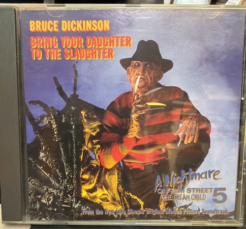 BRUCE DICKINSON Bring Your Daughter to the Slaughter CD - HORROR - NO SCRATCHES!