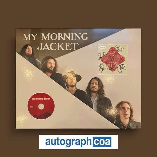 My Morning Jacket Signed CD Insert Framed 20x16 - ACOA