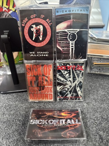 Sick of it all cassette tape lot - you get all 5!
