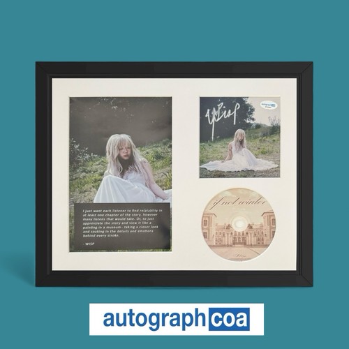 Wisp Signed "If Not Winter" CD Insert 14X11 Framed - ACOA