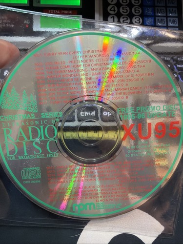1995/1996 Christmas Series Ultrasonic Radio Disc Broadcast Only CD XU95