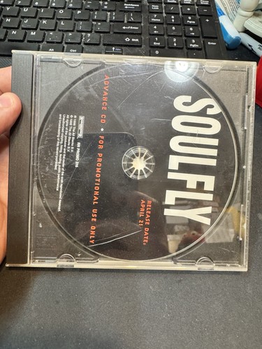 SOULFLY Promo CD First S/T ALBUM ADVANCE COPY - RARE - NO SCRATCHES!
