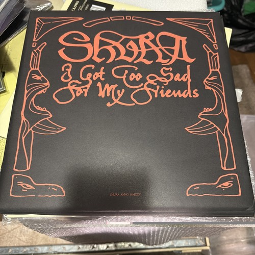 Shura I Got Too Sad For My Friends AUTOGRAPHED SIGNED Orange Marble Vinyl SEALED