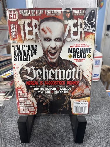 2012 TERRORIZER MAGAZINE ISSUE NO. 225 - BEHEMOTH  - MUSIC